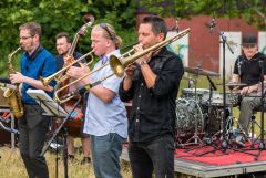 Baulücken-Konzert: Die Strottern & Jazzwerkstatt / Foto: H. Prochart