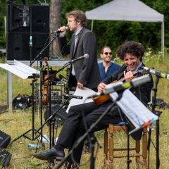 Baulücken-Konzert: Die Strottern & Jazzwerkstatt / Foto: H. Prochart
