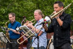 Baulücken-Konzert: Die Strottern & Jazzwerkstatt / Foto: H. Prochart