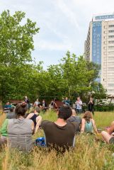 Baulücken-Konzert: Die Strottern & Jazzwerkstatt / Foto: H. Prochart