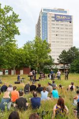 Baulücken-Konzert: Die Strottern & Jazzwerkstatt / Foto: H. Prochart