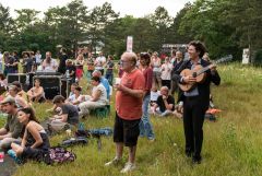 Baulücken-Konzert: Die Strottern & Jazzwerkstatt / Foto: H. Prochart