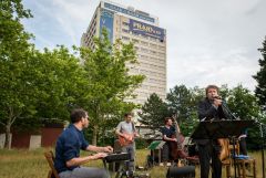 Baulücken-Konzert: Die Strottern & Jazzwerkstatt / Foto: H. Prochart