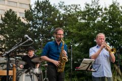 Baulücken-Konzert: Die Strottern & Jazzwerkstatt / Foto: H. Prochart