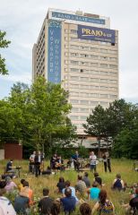 Baulücken-Konzert: Die Strottern & Jazzwerkstatt / Foto: H. Prochart