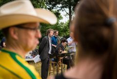 Baulücken-Konzert: Die Strottern & Jazzwerkstatt / Foto: H. Prochart