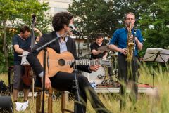 Baulücken-Konzert: Die Strottern & Jazzwerkstatt / Foto: H. Prochart