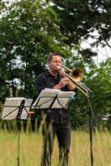 Baulücken-Konzert: Die Strottern & Jazzwerkstatt / Foto: H. Prochart