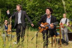 Baulücken-Konzert: Die Strottern & Jazzwerkstatt / Foto: H. Prochart