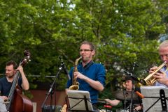 Baulücken-Konzert: Die Strottern & Jazzwerkstatt / Foto: H. Prochart