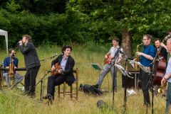 Baulücken-Konzert: Die Strottern & Jazzwerkstatt / Foto: H. Prochart