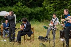 Baulücken-Konzert: Die Strottern & Jazzwerkstatt / Foto: H. Prochart