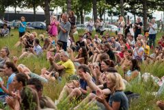 Baulücken-Konzert: Die Strottern & Jazzwerkstatt / Foto: H. Prochart