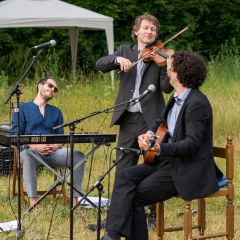 Baulücken-Konzert: Die Strottern & Jazzwerkstatt / Foto: H. Prochart