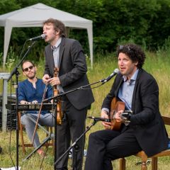 Baulücken-Konzert: Die Strottern & Jazzwerkstatt / Foto: H. Prochart