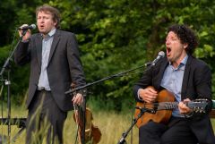 Baulücken-Konzert: Die Strottern & Jazzwerkstatt / Foto: H. Prochart