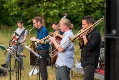 Baulücken-Konzert: Die Strottern & Jazzwerkstatt / Foto: H. Prochart