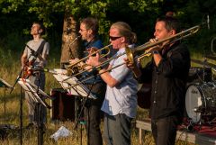 Baulücken-Konzert: Die Strottern & Jazzwerkstatt / Foto: H. Prochart
