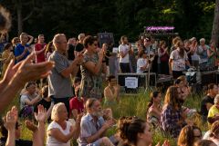 Baulücken-Konzert: Die Strottern & Jazzwerkstatt / Foto: H. Prochart