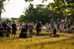 Baulücken-Konzert: Die Strottern & Jazzwerkstatt / Foto: H. Prochart