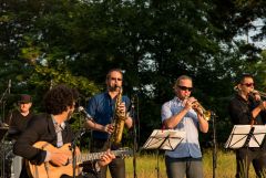 Baulücken-Konzert: Die Strottern & Jazzwerkstatt / Foto: H. Prochart