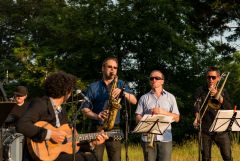 Baulücken-Konzert: Die Strottern & Jazzwerkstatt / Foto: H. Prochart