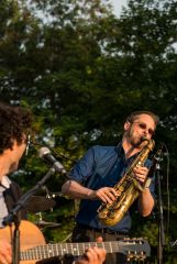 Baulücken-Konzert: Die Strottern & Jazzwerkstatt / Foto: H. Prochart