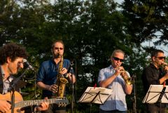 Baulücken-Konzert: Die Strottern & Jazzwerkstatt / Foto: H. Prochart