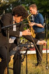 Baulücken-Konzert: Die Strottern & Jazzwerkstatt / Foto: H. Prochart