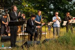Baulücken-Konzert: Die Strottern & Jazzwerkstatt / Foto: H. Prochart