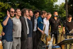 Baulücken-Konzert: Die Strottern & Jazzwerkstatt / Foto: H. Prochart