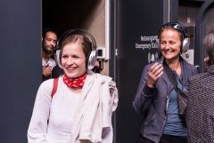 Graz Guerillawalks: Oliver Hangl feat. Barbis Ruder / Foto: H. Prochart