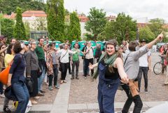 Graz Guerillawalks: Oliver Hangl feat. Barbis Ruder / Foto: H. Prochart