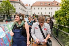 Graz Guerillawalks: Oliver Hangl feat. Barbis Ruder / Foto: H. Prochart