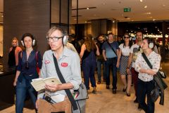 Graz Guerillawalks: Oliver Hangl feat. Barbis Ruder / Foto: H. Prochart