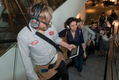 Graz Guerillawalks: Oliver Hangl feat. Barbis Ruder / Foto: H. Prochart