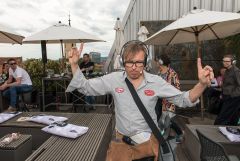 Graz Guerillawalks: Oliver Hangl feat. Barbis Ruder / Foto: H. Prochart