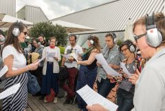 Graz Guerillawalks: Oliver Hangl feat. Barbis Ruder / Foto: H. Prochart