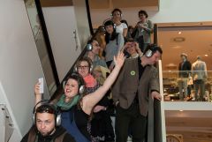 Graz Guerillawalks: Oliver Hangl feat. Barbis Ruder / Foto: H. Prochart