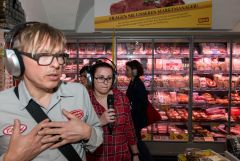 Graz Guerillawalks: Oliver Hangl feat. Barbis Ruder / Foto: H. Prochart