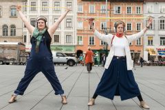 Graz Guerillawalks: Oliver Hangl feat. Barbis Ruder / Foto: H. Prochart