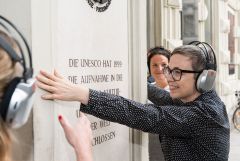 Graz Guerillawalks: Oliver Hangl feat. Barbis Ruder / Foto: H. Prochart