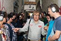 Graz Guerillawalks: Oliver Hangl feat. Barbis Ruder / Foto: H. Prochart