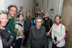 Graz Guerillawalks: Oliver Hangl feat. Barbis Ruder / Foto: H. Prochart