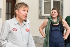 Graz Guerillawalks: Oliver Hangl feat. Barbis Ruder / Foto: H. Prochart
