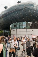 Graz Guerillawalks: Oliver Hangl feat. Barbis Ruder / Foto: H. Prochart