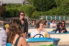 Silent Bootskonzert: Ernst Molden & Sibylle Kefer - Foto: H. Prochart