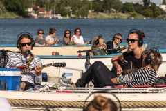 Silent Bootskonzert: Ernst Molden & Sibylle Kefer - Foto: H. Prochart