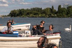 Silent Bootskonzert: Ernst Molden & Sibylle Kefer - Foto: H. Prochart