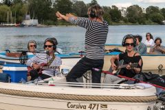 Silent Bootskonzert: Ernst Molden & Sibylle Kefer - Foto: H. Prochart